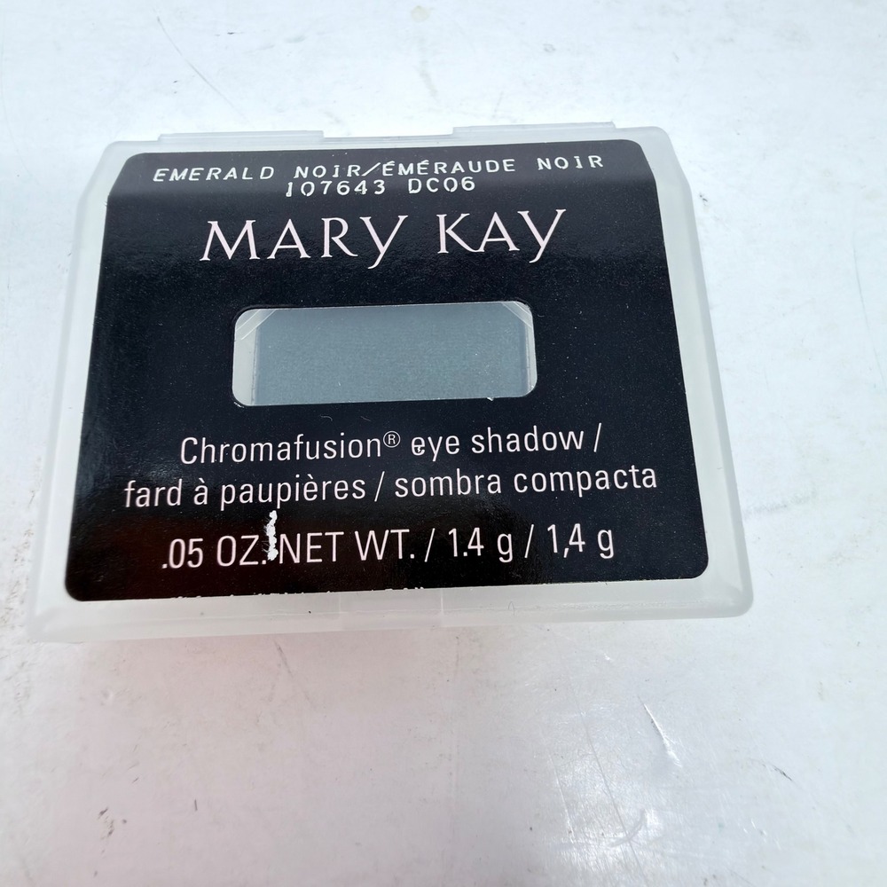 Mary Kay Chromafusion Eye Shadow‎ Emerald Noir 107643 DC06 Green Shimmer .05 oz